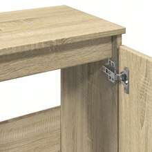 vidaXL Badschrank Sonoma-Eiche 65x33x60 cm Holzwerkstoff - Gelb - Übersicht 7
