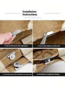 Set nasturi magnetici cu capsă, design detașabil, cleme invizibile potrivite pentru genți și haine, culori multiple: argintiu/auriu/negru/bronz