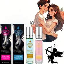 Pheromones Roll-On Cologne,Couple Perfume,Fragrance Oil - Floral Scent, 5-15% Oil & Alcohol Formula -Lasting Fresh Fragrance, Travel Size For Everyday & Special Occasions, Metallic Cap Finish - 情侶香水 - 查看 2