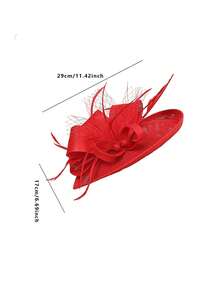 1pc Halloween Headwear Fascinator Headband Clip Hair Accessories For Women Kentucky Headwear Derby Pillbox Hat For Artificial Feathers Cocktail Wedding Tea Party Hat, Autumn, Top Hat, Rave, Bride To Be, Tiny Hats, Mini Fascinator, Mini Top Hat , Mini Cap, Gifts