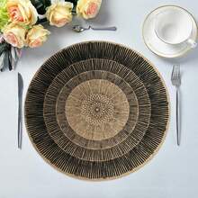 2 Stücke/4 Stücke/6 Stücke/8 Stücke schwarze runde Juteuntersetzer Set, geeignet für Küche, Hochzeit, Heimdekoration, Weihnachtsparty, Tischdekor, quastenarunde Haushaltstextil-Untersetzer, hitzebeständig, Restaurant-Eröffnungsgeschenk, 12 Stücke Leinen-Untersetzer 38 cm Tischsets, gewebte Untersetzer für Esszimmer, Küche, Feiertagsparty und Café-Dekoration, rutschfest