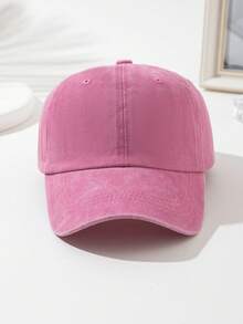 1 件或 2 件男女通用纯色复古做旧风格棒球帽、太阳帽、爸爸帽、卡车司机帽，适合日常外出、徒步旅行、度假 - 彩色 - 查看 15