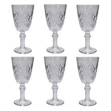 Set Of 6 Wine Glasses, Clear Water, 200ml, Madrid - 透明的 - 查看 6