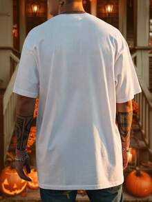 Customized Photo T-Shirt, Personalized T-Shirt For Boyfriend/Girlfriend, Gift T-Shirt For Boyfriend, Customized Photo Face T-Shirt, Halloween Gift, Funny And Interesting Boyfriend Gift, Customized Retro Photo T-Shirt, Back To School, Oktoberfest, Saudi National Day, Halloween, Gift For Boyfriend/Husband, Valentine's Day Gift, Customized Men's T-Shirt Suitable For Friend Group Customization, Suitable For Daily Wear/Wedding Party/Company Gathering/Family Gathering, Holiday Gift, Mother's Day, Father's Day, Anniversary