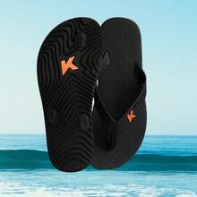 K Summer Flip Flops Men's Comfort Style And Elegance Summer Men's Fashion - Black - View 2