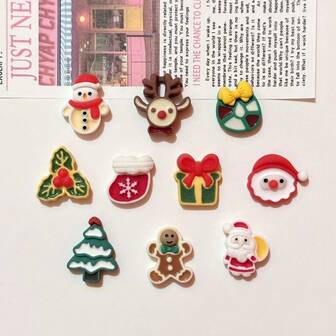 Creative Cartoon Christmas Refrigerator Magnet, Snowman, Creative Sticker Photo Wall Black And White Version Home Kitchen Decoration Sticker, Cute Decoration Sticker, Kitchen Office Whiteboard Storage Cabinet Decoration, Kitchen Decoration, Home Decoration, Valentine's Day Gift, Gift For Friends And Family Christmas Decorations Room Decor