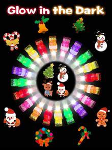 12 pezzi - Mini luce di proiezione natalizia, luce di proiezione LED multicolore natalizia, luci per dita a LED natalizie, motivi natalizi unici e interessanti, luci di proiezione portatili, Babbo Natale, pupazzo di neve, alce, luce di proiezione fiocco di neve, decorazione per atmosfera festiva, per decorazione domestica, decorazione per feste natalizie, decorazione per la stanza, il miglior regalo per gli amici a Natale