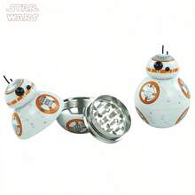 Star Wars 1个正版星球大战迷你BB-8机器人，采用独特的研磨器设计，是圣诞节和万圣节的完美礼物，也可用作厨房配件、家居装饰、汽车摆件，是情人节的理想之选，也是圣诞节的最佳选择。 - 彩色 - 查看 8