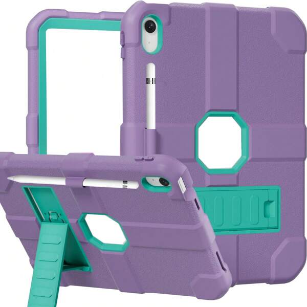 1pc Stock Case Compatible With IPad 10th Generation 2022(10.9 Inch) IPad (A16) 11 Inch 11th Generation 2025 IPad 11(A16 2025), Heavy Duty Military Grade Shockproof Rugged Protective 10.9" 11'' Cover With Built-In Stand For IPad 10 Gen 10.9 Inch Tablet Case