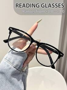 1 szt./3 szt. Nowe stylowe klasyczne eleganckie popularne okulary do czytania dla kobiet, 6 dioptrii, powiększenie od +1,0 do +3,5, do biura, do czytania, prezent dla rodziców, prezent świąteczny, na co dzień