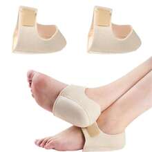 1 双硅胶鞋跟垫。支撑和呵护双脚，贴合脚跟形状，防止滑脱，并起到足部保护作用，吸收冲击力，减少摩擦。 - 杏色 - 查看 2