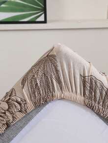 1pc Printed Stretch Sofa Seat Cushion Cover, L-Shaped Sofa Cover, Separate Sofa Backrest Cover, Furniture Protector, Stretch Sofa Cushion Cover, Sofa Cover, Sofa Covers, L-Shape Sofa Cover, 3-Seater Sofa Cover, Large Cushion Covers, Large Cushion Cover, Sofa, Throws For Sofa