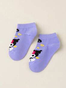 1/5 paia di calzini corti di stile carino e divertente per bambini, stile Merlot, Coolomi, Pudding Dog, Big Eared Dog, Hello Kitty, adatti per fan di Sanrio e bambini carini, calzini per bambini