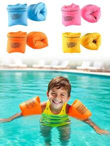 1 Pair Children/Adult Swimming Arm Floats, Soft Waterproof Convenient Buoyancy Arm Sleeves For Swimming, Surfing, Swimming Training