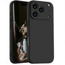 Liquid Silicone Protective Case Compatible With Iphone 17, 17 Air, 17 Pro, 17 Pro Max, Made Of Premium Silicone Material, Provides All-Round Protection (4-Layer Shock-Proof Structure), Soft Anti-Scratch Microfiber Lining, Also Compatible With Iphone 13, 11, 16 Pro Max, 15, 14 Plus, 12 Mini, XS Max, 7, 8 Plus, Scratch-Resistant And Durable. - Black - View 2