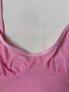 Women's Sexy Hollow Asymmetrical Hem Backless Mini Nightdress Set