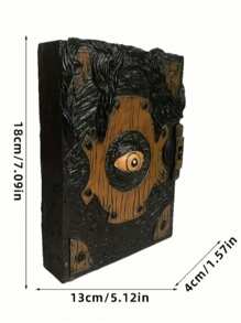 1 Stück, gruseliges Halloween Teufelsauge Horror Buch Dekoration für Zuhause und Basteln