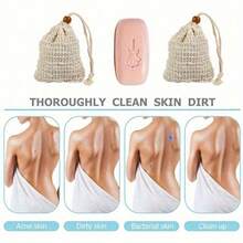 1/3/10 件沐浴海绵袋，无香皂袋，用于起泡和干燥肥皂块，用于沐浴按摩和擦洗，节省肥皂，适用于家庭浴室装饰、秋季装饰、返校 - 均碼 - 查看 9