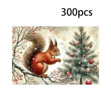 4件套圣诞主题餐垫，以简约的圣诞树和松鼠图案为特色，饰有圣诞球和鲜花，适合日常用餐、节日餐桌装饰、厨房装饰和家庭聚会装饰。它也是节日餐桌装饰的绝佳选择，最适合圣诞节使用。 - 彩色 - 查看 30