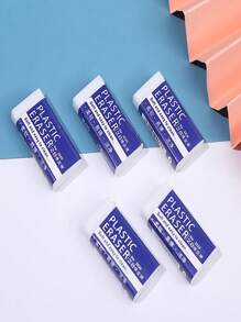 2/10pcs White Erasers For Drawing, Office, School, Clean And Soft, Easy To Wipe, School Supplies School Supplies, Back To School - White - View 11