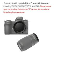 1pc (Body Cap + Lens Cap) For Nikon F Mount, Nikon Z Mount, Canon RF Mount, Canon M Mount, Canon FD Mount, E Mount, A Mount, Minolta MD Mount, Olympus OM Mount, Pentax K Mount, Fujifilm X Mount And Other Digital Cameras, High-Quality ABS