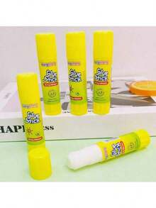 1/3/6/8pcs PVA High Viscosity Solid Glue Sticks, Adhesive, Suitable For Office And Student DIY Stationery, Home Office Glue Sticks, For DIY Art Paper, Cards, Photos, Stationery, Strengthen Family Bonding, White Back To School Supplies, Back To School Essential, Office Supplies, Craft Class, Learning, Extracurricular Activities, School Supplies (Random Color & Style)