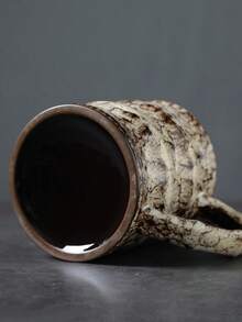 1 Stück großvolumige, im Brennofen gebrannte Keramiktasse, kreative Kaffeetasse, im grenzüberschreitenden Handel sehr gefragter Keramikbecher, im Brennofen gebrannter Becher aus dem Nahen Osten, tolles Geschenk für Vater und Mutter