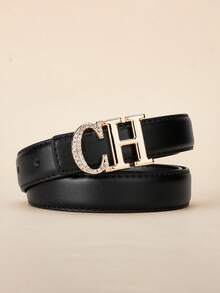 4pcs New Women's Belt, High-Quality Letter Buckle Fashionable And Versatile Belt, Suit Pants Matching Belt. Summer, School Fall, Autumn, Halloween - Multicolor - View 7