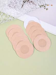 10/20/50片装一次性丰胸胶带、无纺布防下垂聚拢型乳贴、性感、防眩光、防尴尬、防止突出点向外凸起的奶嘴套、聚拢型文胸、一次性乳贴聚拢型乳贴、隐形乳贴花瓣米色 - 杏色 - 查看 26