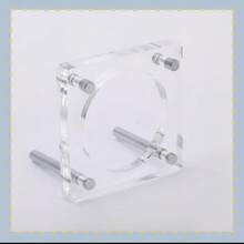 Acrylic Display Stand For Anime Character Badges, Suitable For 58mm Badges, Multiple Styles Available, High Transparency Anti-Dust Thickened, Can Be Used To Display Badges For Gumi And Guzi Series - Black and White - View 14