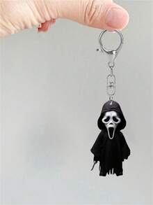 Halloween 2D Acrylic Backpack Keychain - Cute Cartoon Accessory, Suitable For Backpacks, Bags, Car Keychains And Daily Use, Pet Commemorative Pendant, The Best Choice For Couples' Gifts, The Perfect Gift For Family And Friends, Party Supplies