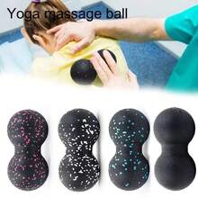 Rolo de Massagem de Ioga, Bola de Amendoim, Bola de Fáscia, Bola de Massagem para Relaxamento Muscular, Bola de Preensão Manual, Massagem nos Pés, Bola de Reabilitação do Pescoço para Aliviar a Dor Muscular e da Fáscia