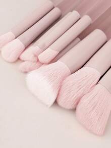 RANCAI 10pcs Travel Makeup Brush Set, Mini Travel Makeup Brush Set, Small Eyeshadow Brush (Pink), Makeup Brush Set, Makeup Brush Bag, Makeup Brush Set, Full Makeup Brush Set, Makeup Brush Set, Full Makeup Tool Set, Makeup Brush Set, Makeup Brush Set, Makeup Gift Set - Multicolor - View 4