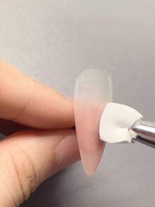 1pc/50pcs/100pcs 1cm Mini Nail Stamper, Soft Sponge Gradient Color Nail Sponge, Replaceable Mini Sponge Blocks, Stamping Tool For Nail Art DIY - White - View 5