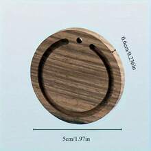 1 件木制汽车香薰挂饰，创意 DIY 香薰汽车配件，采用蜂蜡木和黑胡桃木制成，让汽车、卧室、衣柜充满温暖的香气 - 彩色 - 查看 6