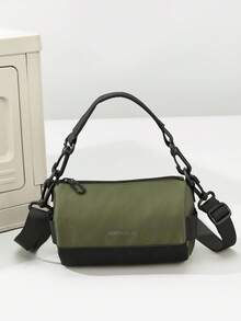 1 件时尚休闲男士斜挎包-韩版单肩包-多隔层大容量背包-手提包 - 彩色 - 查看 14