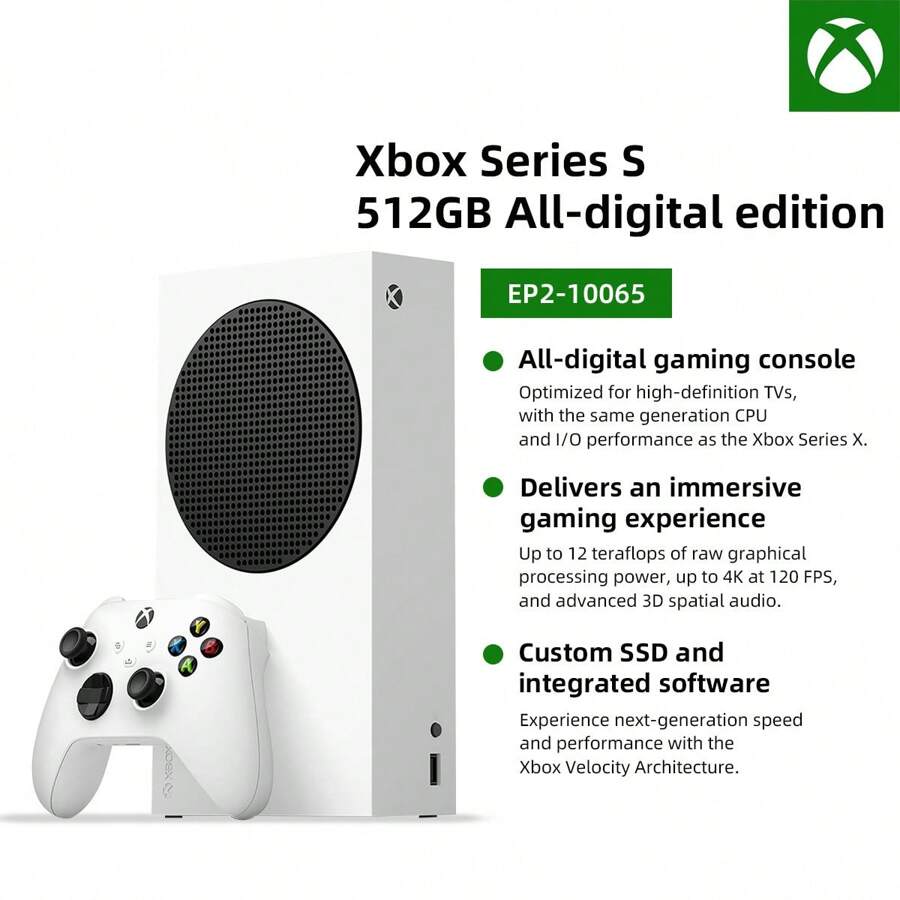 Microsoft Xbox Series S 512GB/1TB SSD - Xbox Series S 512GB - View 1