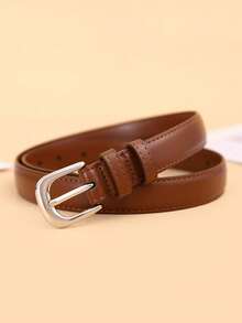 新品上市 1 件青少年组合细腰带，优质 PU 材质，边缘切割设计，牛仔裤和连衣裙的完美装饰配饰，返校礼物，适合男孩和女孩 - 彩色 - 查看 10