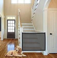 tela pet de proteção para cachorro gato de porta casa - Preto - Visão 1