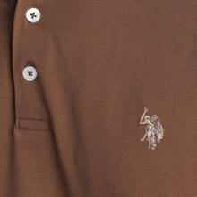 U.S. POLO ASSN. Men's Short-Sleeve Polo Shirt US41197058 - 24/48 Hour Delivery To The Peninsula And The Balearic Islands - Brown - View 3