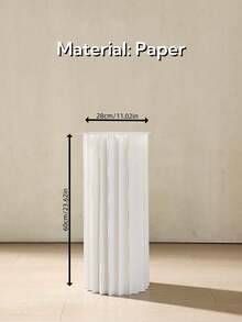 1/3/4pcs Set Portable, Reusable Cardboard Pedestal Stand, Folding Pillar Stand, Wedding Props, Floor Display Column Stand, DIY Pedestal Box With Round Top Plate Folding Paper Cylinder Column Pedestal Wedding Birthday Cake Flower Stand Rack,Holiday Parties, Field Parties,Decoration Home - Multicolor - View 15