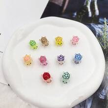 发光鞋配件套装，可爱的 3D 卡通海龟可拆卸发光装饰部件，发光沙滩鞋吊坠，派对和节日的完美礼物