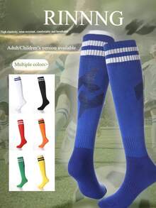 Kids' Soccer Socks - Non-Slip Long Tube/Over-The-Knee Athletic Socks For Boys & Girls | Anti-Slip Sports Socks For Football Games