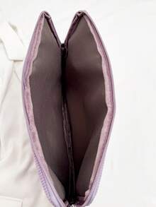 Solid Color Minimalist Luxury Star Pattern Laptop/Tablet Sleeve, Multi-Size - Purple - View 7