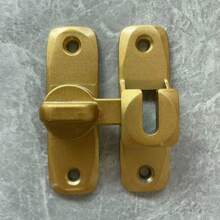 Trava de Porta Deslizante de 90 Graus, Trinco, Trinco de Porta Deslizante de Celeiro, Fecho, Trava de Banheiro, Trava de Porta de Banheiro, Porta Deslizante, Porta Deslizante, Fecho de Trava de Porta Sem Furos, Artefato Anti-Roubo Independente do Ângulo de Instalação