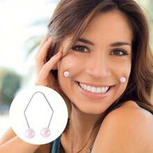 Dimple Makers Effortless Facial Dimple Trainer Easy To Wear Enhancer Facial Beauty Tools For Women Creative Body Accessories - Màu tím - Xem 4