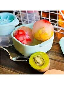 Silikon Eishockey Form, 3D Whiskey Eishockey Maschine, leicht zu entformende Konstruktion, kugelförmiger Eiswürfelbereiter, Durchmesser 10,9 cm, Küchen- und Bar-Zubehör für gekühlte Getränke