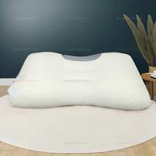 Almohada ortopédica para el cuello para un mejor sueño y soporte para el cuello, almohada de masaje de SPA de fibra de soja para reposabrazos de viaje en casa - Almohada - Ver 2