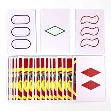 Premium Geometric Pattern Card Deck Set - Complete Abstract Symbolism Cards With Professional Organizer Case For Tabletop Gaming