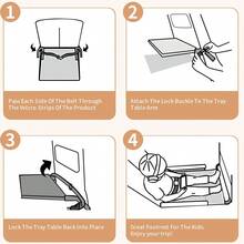 1pc Portable Airplane Seat Extender For Kids, Travel Footrest Hammock Bed, Child Airplane Travel Essentials, Lightweight Travel Hammock Bed For Easy Carry-On